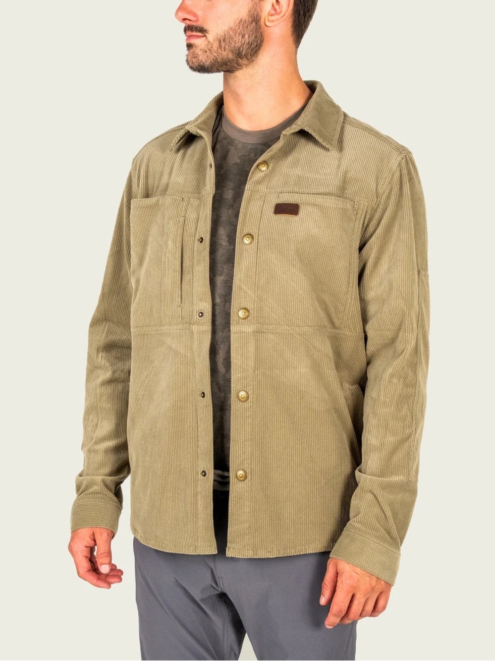 Marsh Wear Delano Cord Sage Brush Shacket